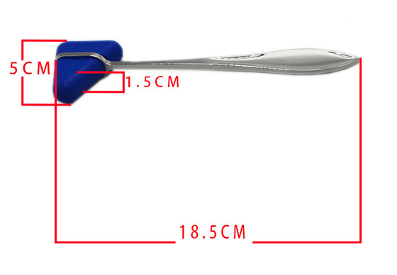 do martelo reflexo neurológico da percussão do triângulo de 18.5cm borracha colorida dos SS