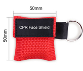 Ressuscitação cardiopulmonar do bolso descartável portátil da porta-chaves da máscara do CPR dos primeiros socorros