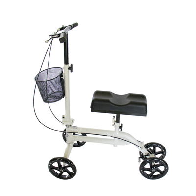 Manual de pouco peso dos &quot;trotinette&quot;s das cadeiras de rodas dos caminhantes de Rollator do joelho 350Ibs portátil