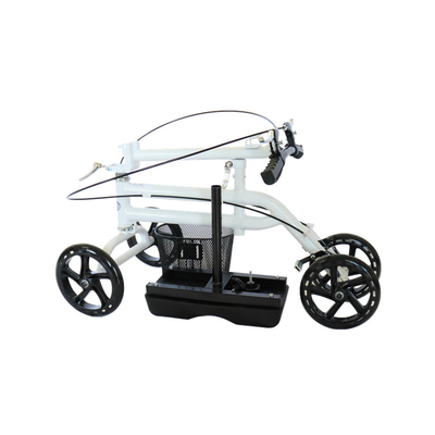 Manual de pouco peso dos &quot;trotinette&quot;s das cadeiras de rodas dos caminhantes de Rollator do joelho 350Ibs portátil