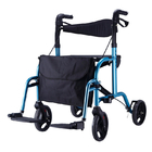 A dobradura roda a cadeira de rodas Walker Aluminum Alloy de Rollator, caminhantes do trole para enfermos
