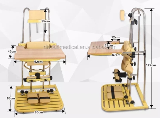 Quadro de aço inoxidável do auxílio ereto