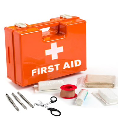 Equipamentos médicos da emergência plástica