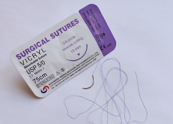 Sutura cirúrgica ácida Polyglycolic