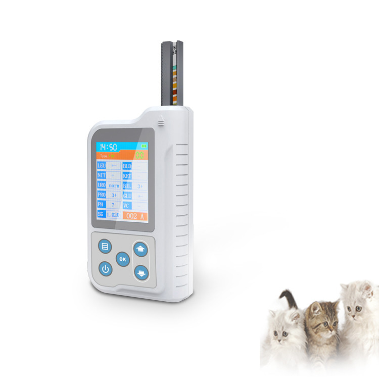 O analisador da urina de TFT faz à máquina subministros médicos veterinários Handheld 2,4&quot; LCD