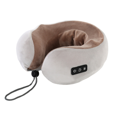 Relevo elétrico do pescoço do descanso em forma de u multifuncional da espuma da memória da massagem